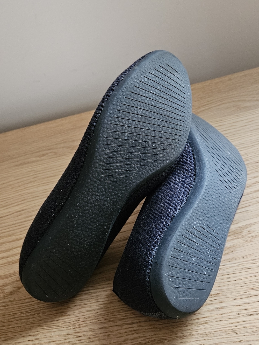 Allbirds Tree Breezers Flats Women 7.5 Navy Night Dark Blue Knit Ballet Comfort - Picture 4 of 13